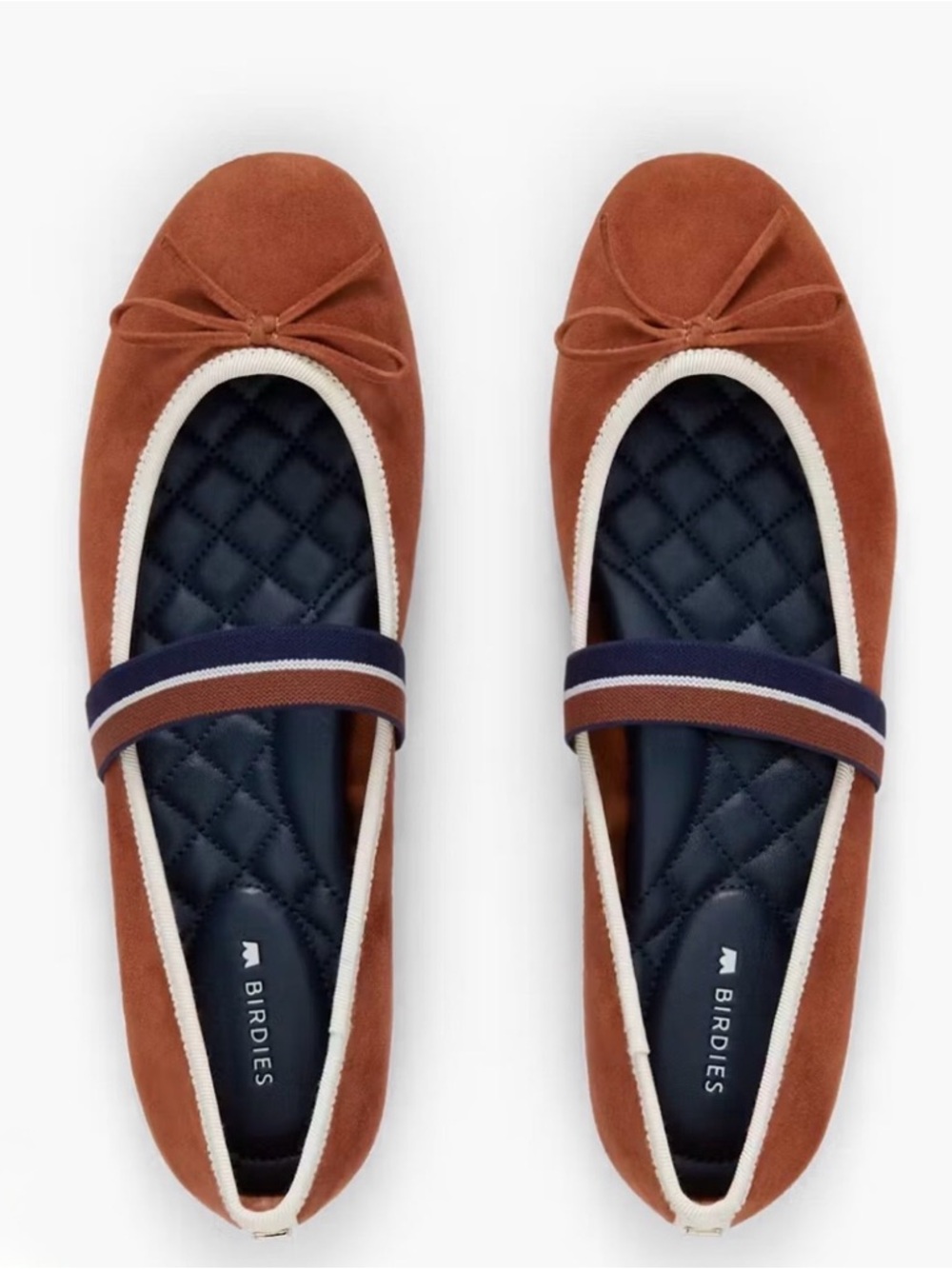 Birdies Hummingbird Mary Jane
Suede Flat (Rum) - size 9